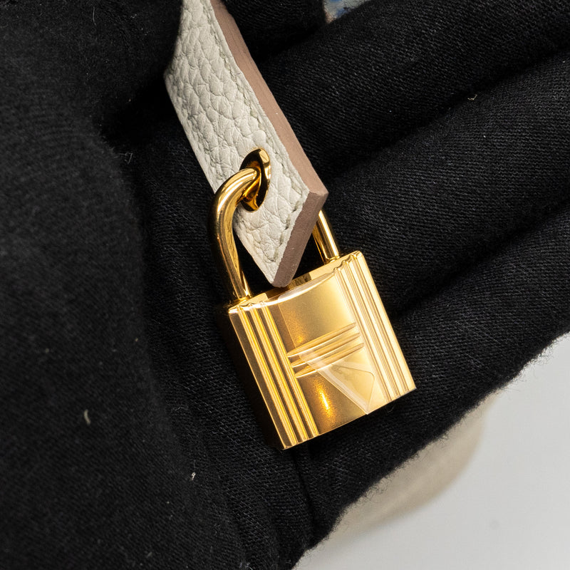 Hermes Picotin 22 Clemence Beton GHW Stamp B