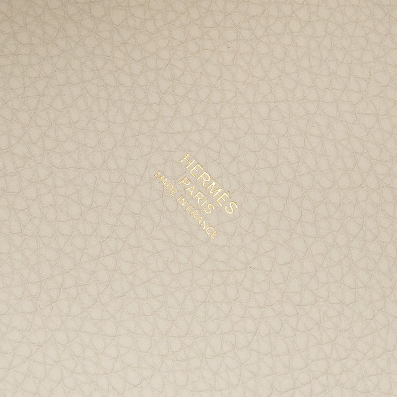 Hermes Picotin 22 Clemence Beton GHW Stamp B