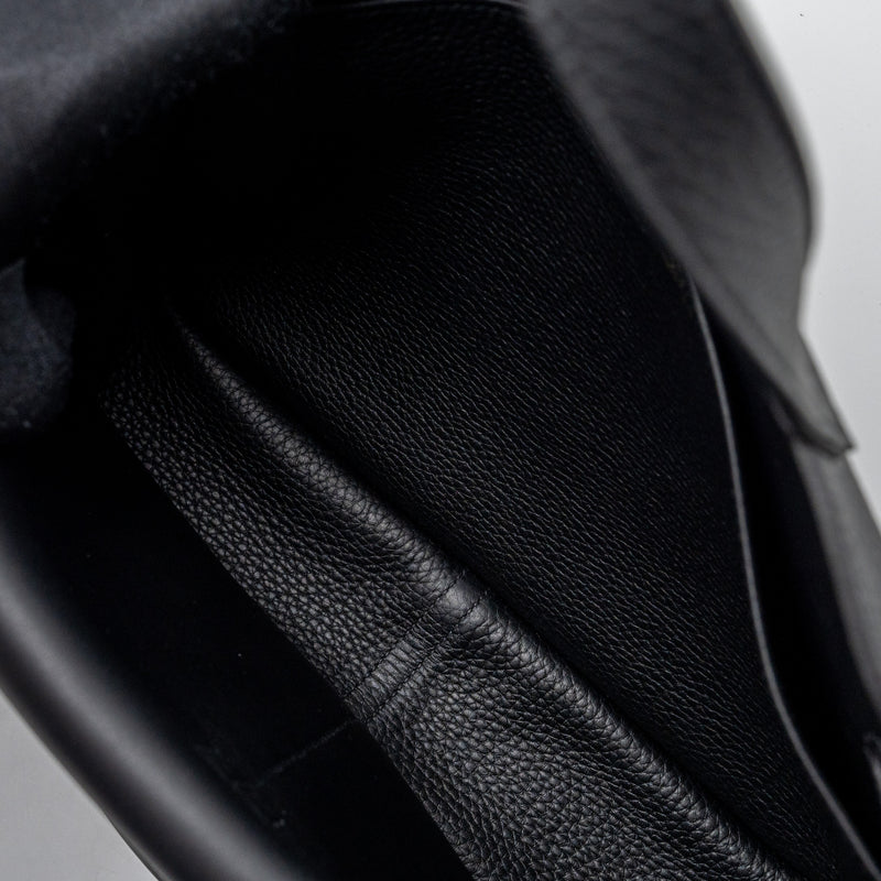 Hermes Halzan 31 Clemence Black GHW Stamp B