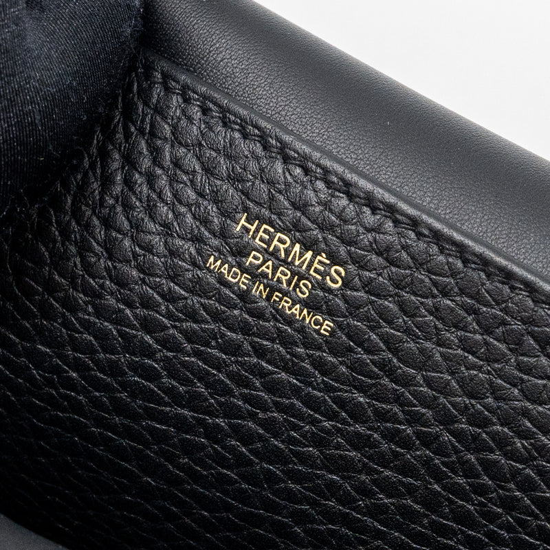 Hermes Halzan 31 Clemence Black GHW Stamp B