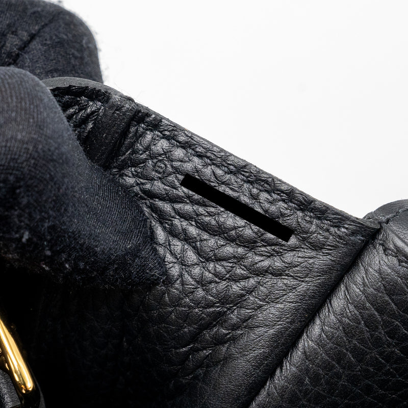 Hermes Halzan 31 Clemence Black GHW Stamp B