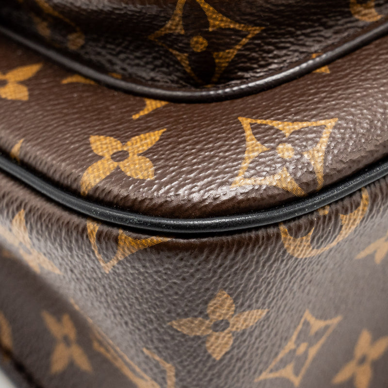 Louis Vuitton Passy Monogram Canvas Black/Gold Hardware