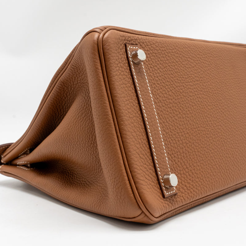 Hermes Birkin 30 Togo Gold SHW Stamp A