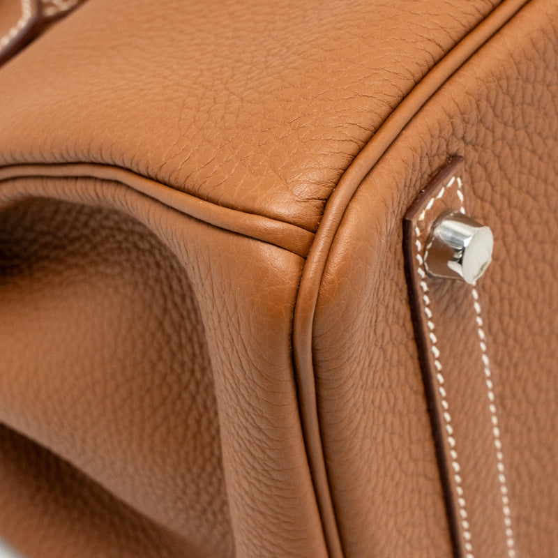 Hermes Birkin 30 Togo Gold SHW Stamp A