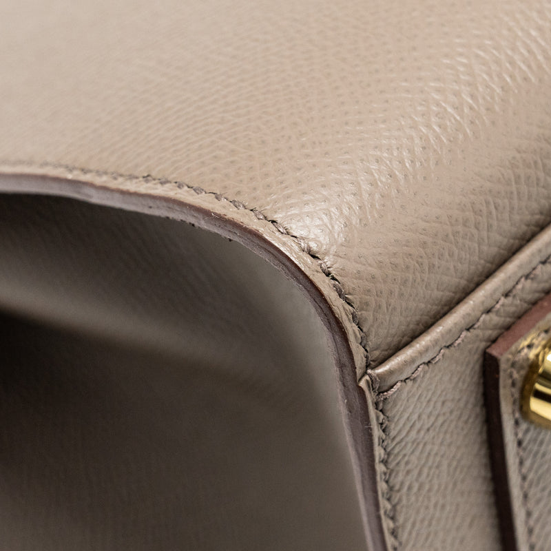 Hermes Birkin 30 sellier epsom Gris Etain GHW stamp Z