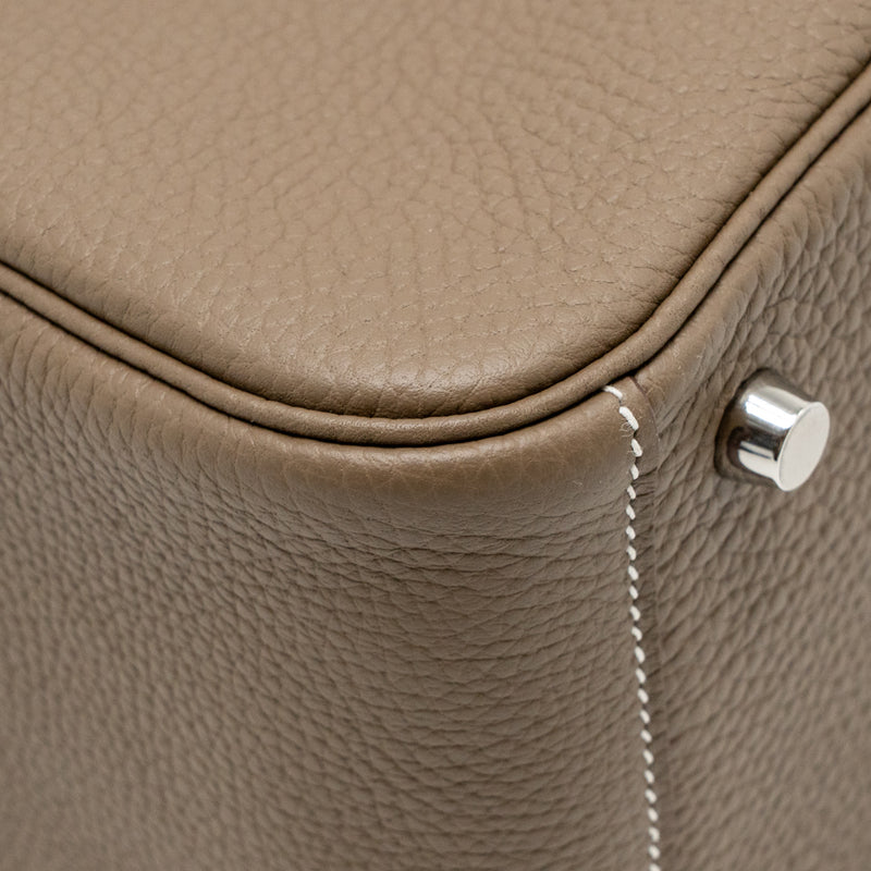 Hermes Lindy 26 Clemence etoupe SHW stamp U