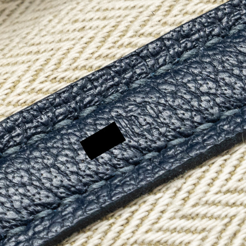 Hermes Garden Party 36 Negonda Blue indigo SHW Stamp Square L