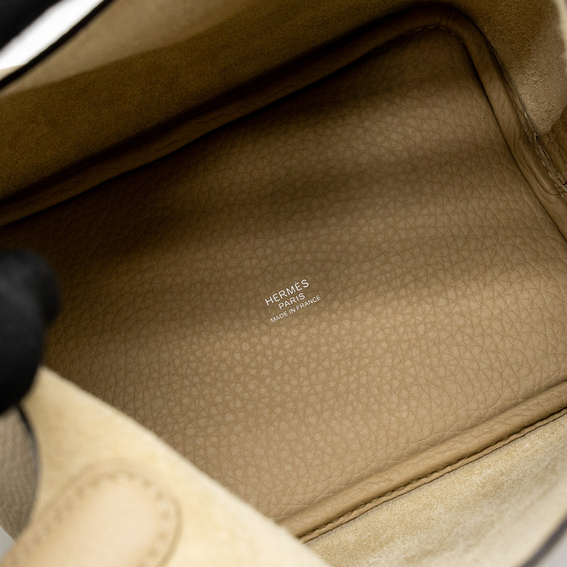 Hermes picotin 18 lock bag clemence trench SHW Stamp K