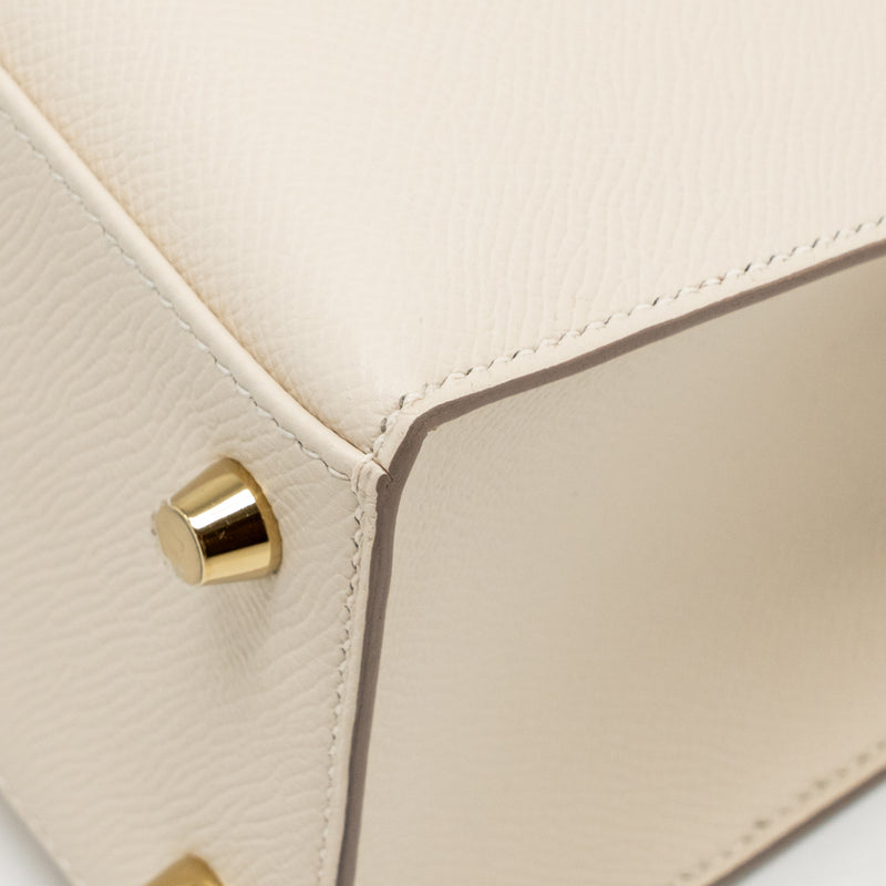 Hermes Kelly 25 epsom Craie GHW stamp Y