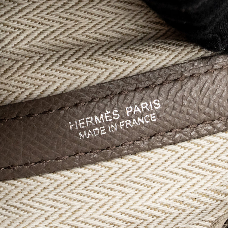 Hermes Garden Party 30 Epsom Gris Etain SHW Stamp Z