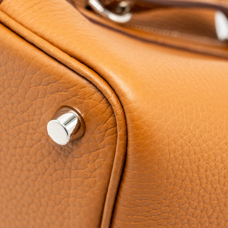 Hermes picotin 18 lock bag Clemence Gold SHW stamp B