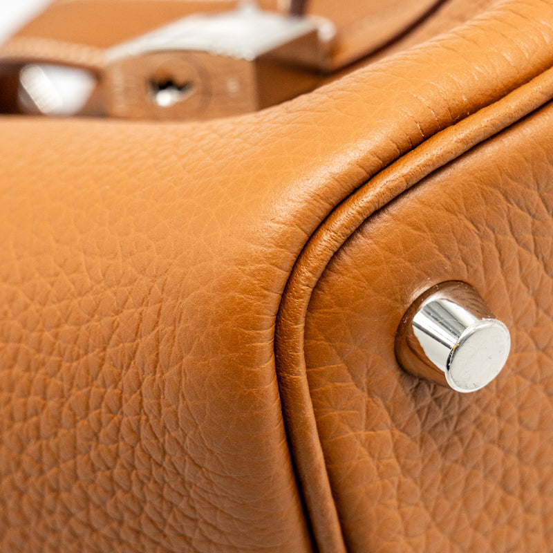 Hermes picotin 18 lock bag Clemence Gold SHW stamp B