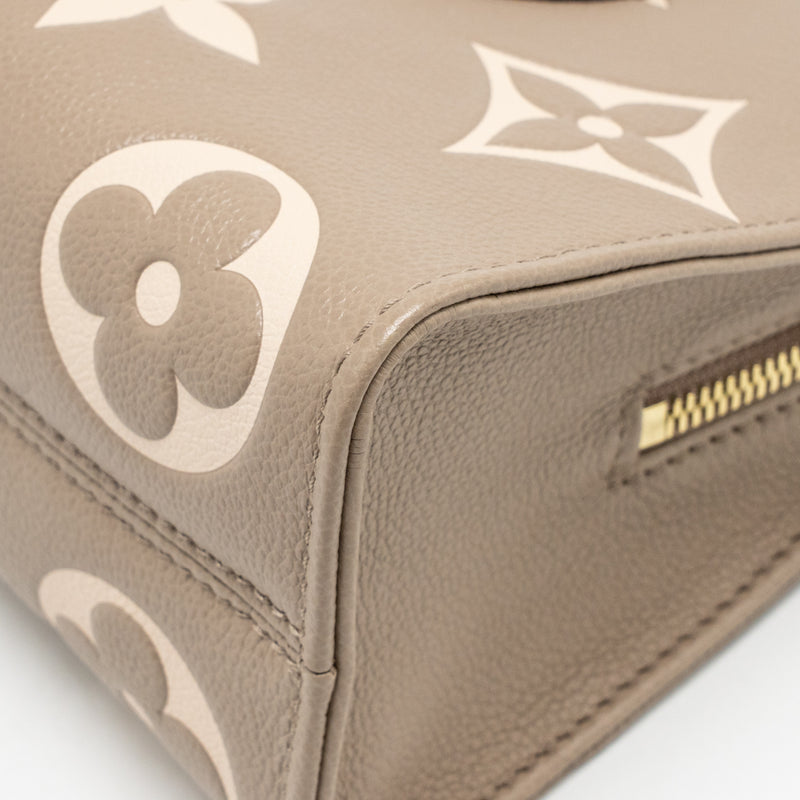 Louis Vuitton OnTheGo East West Monogram Empreinte Leather Dove/Cream GHW