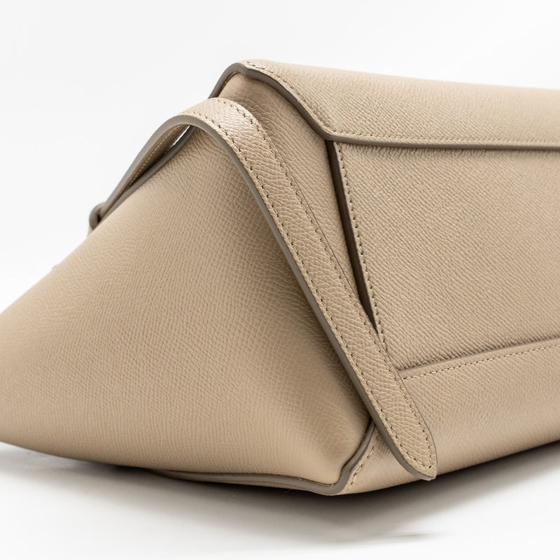 Celine Micro Belt Bag Grained Calfskin Beige GHW