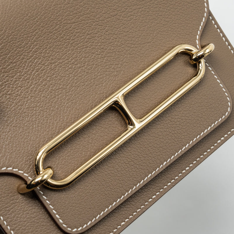 Hermes Mini Roulis Evercolor Etoupe LGHW stamp W