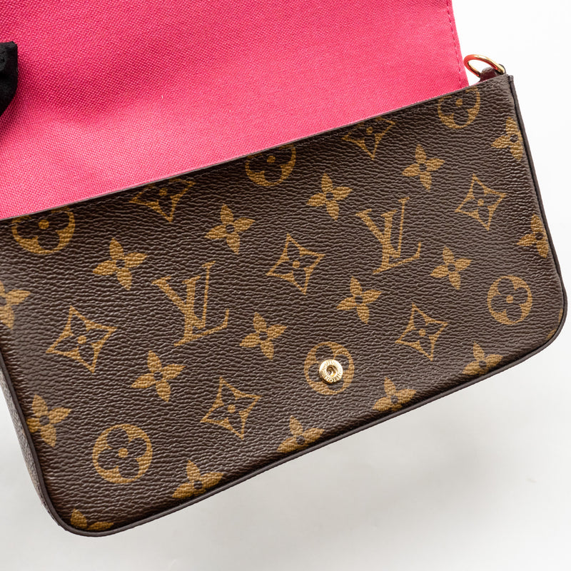 Louis Vuitton Pochette Felicie Limited Edition Vivienne Mascot on Hollywood Drive Monogram Canvas GHW