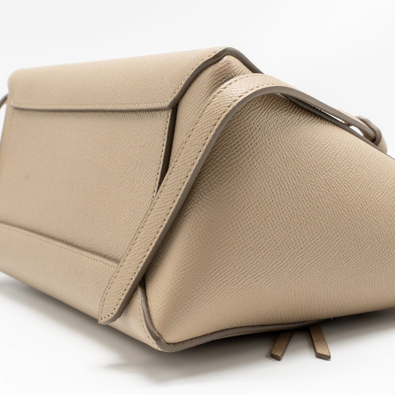 Celine Micro Belt Bag Grained Calfskin Beige GHW