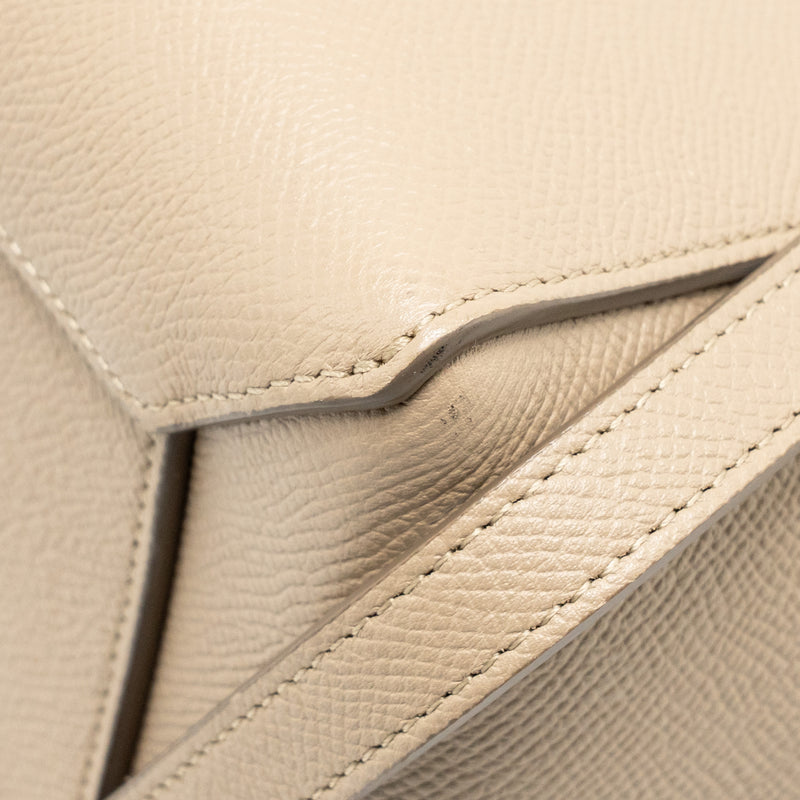 Celine Micro Belt Bag Grained Calfskin Beige GHW