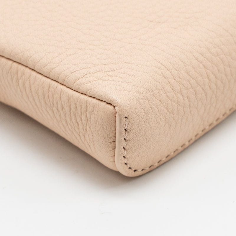 Loro Piana extra pocket mini pouch calfskin light pink GHW