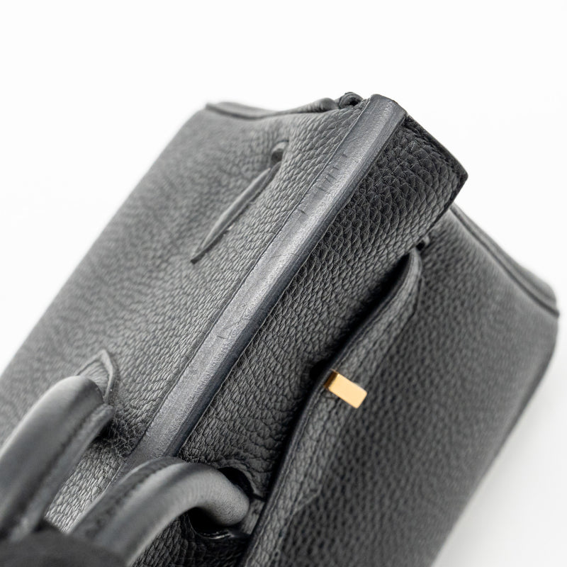 Hermes Birkin 25 Togo Black GHW Stamp U