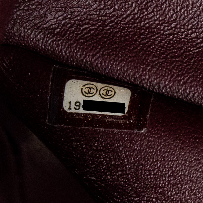 CHANEL JUMBO CLASSIC DOUBLE FLAP Caviar BLACK SHW