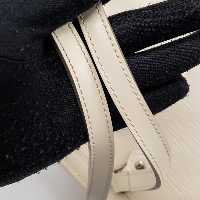 Louis Vuitton Madeleine GM tote bag epi white SHW