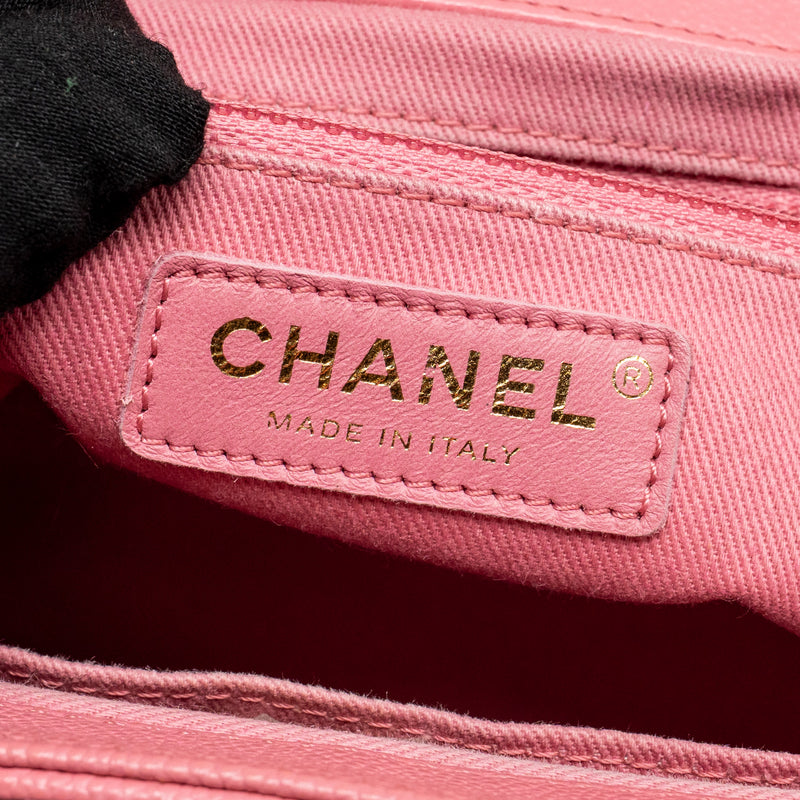 Chanel Small Business Affinity Caviar Pink LGHW(microchip)
