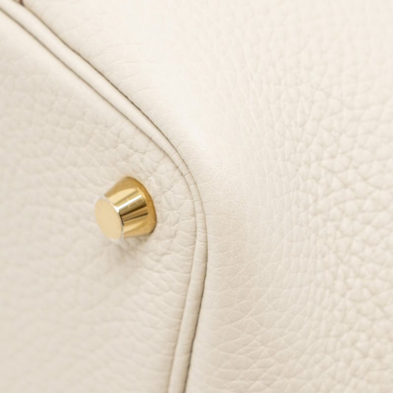 Hermes Picotin 18 Lock Bag clemence beton GHW stamp U