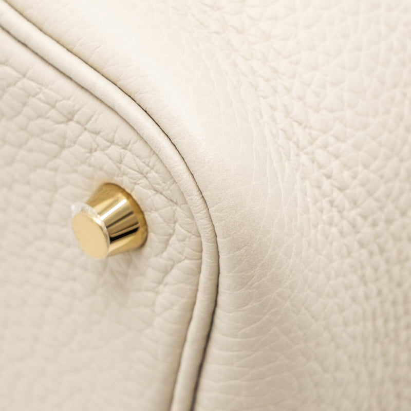 Hermes Picotin 18 Lock Bag clemence beton GHW stamp U