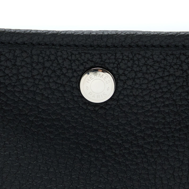Hermes Garden Party 36 Negonda Black SHW Stamp U