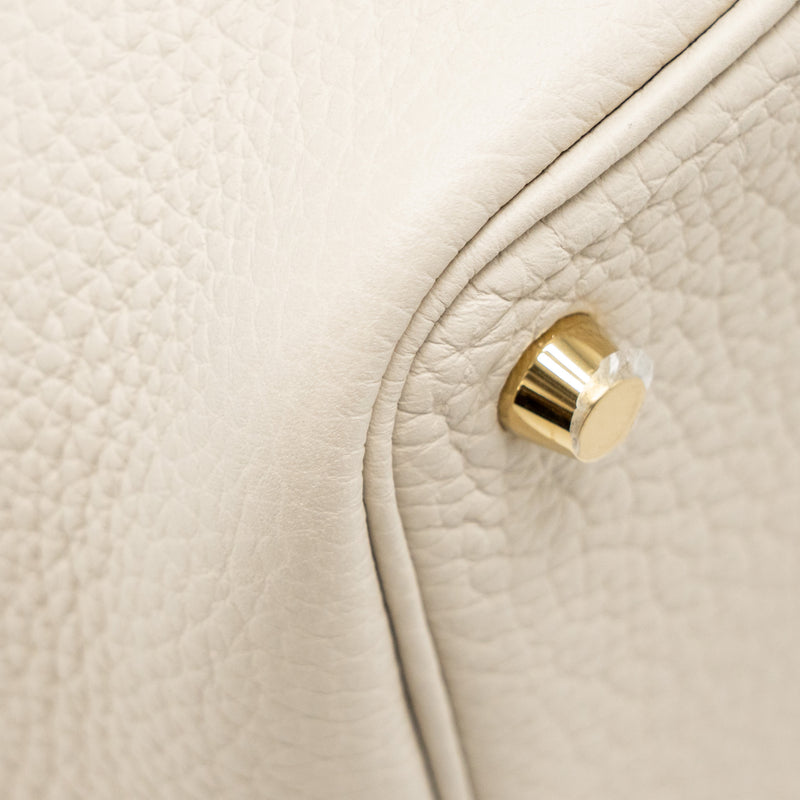 Hermes Picotin 18 Lock Bag clemence beton GHW stamp U