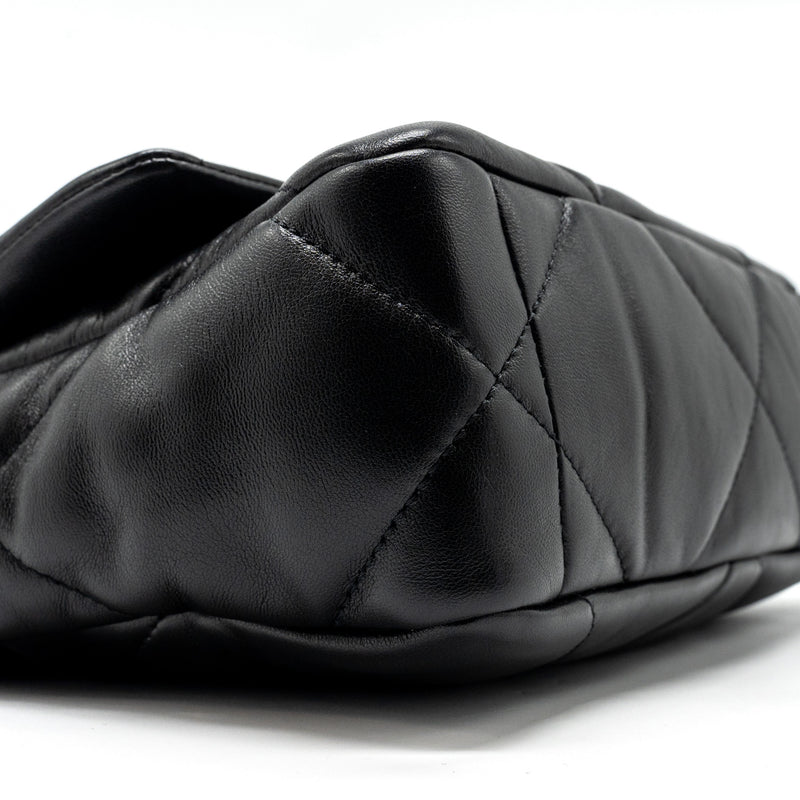 Chanel small 19 bag lambskin black multicolour hardware