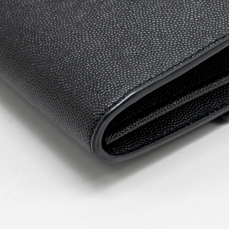 Saint Laurent/YSL Mini Uptown crossbody bag calfskin black GHW