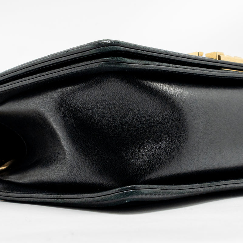 Chanel Medium Boy Bag LAMBSKIN Black GHW