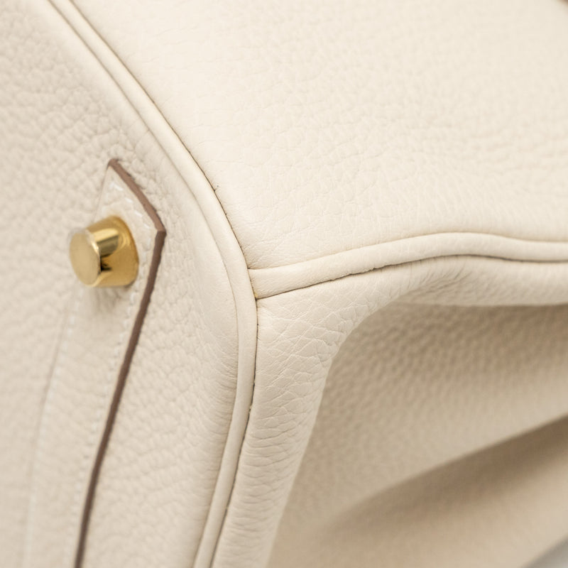 Hermes Birkin 30 Togo Craie GHW stamp W