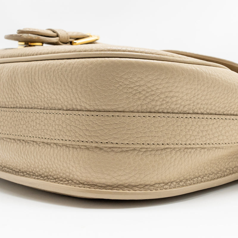 Dior Large Bobby Bag Grained Calfskin Beige GHW