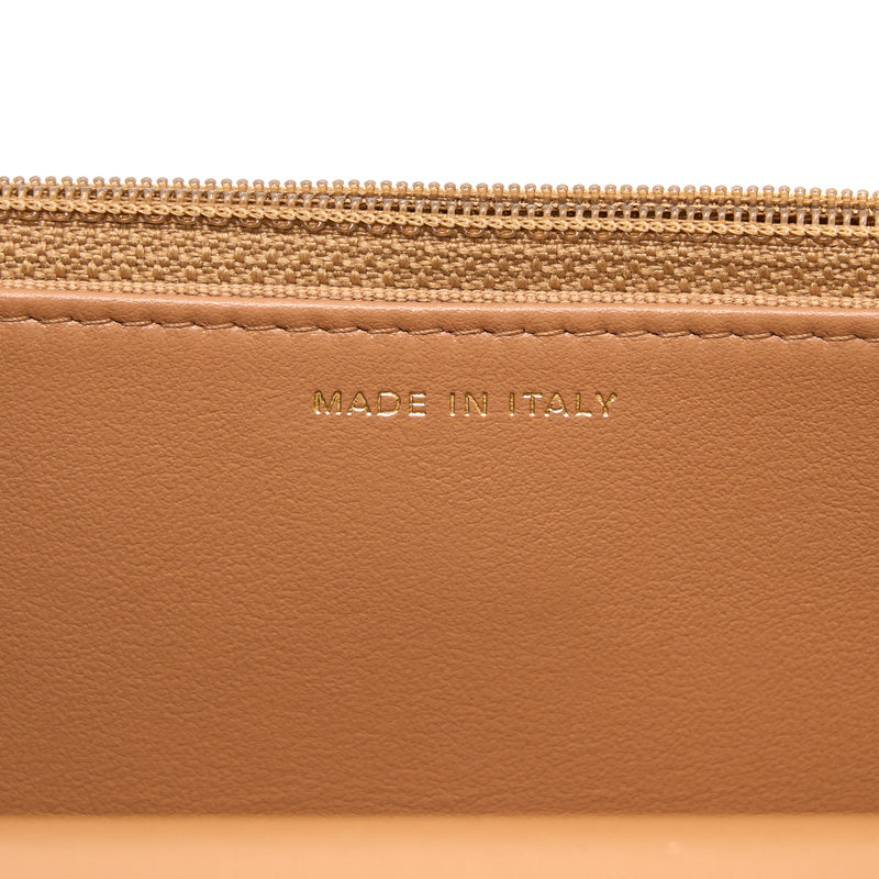 Chanel 19 Wallet on Chain Lambskin Caramel Multicolour Hardware (Microchip)