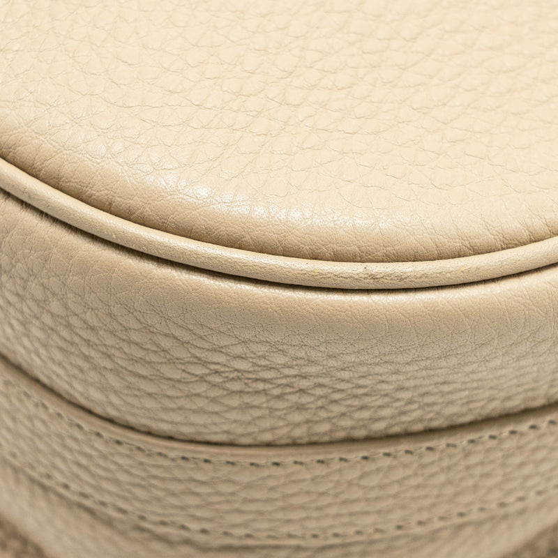 Dior Large Bobby Bag Grained Calfskin Beige GHW