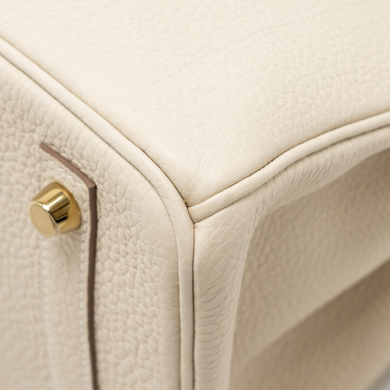 Hermes Birkin 30 Togo Craie GHW stamp W