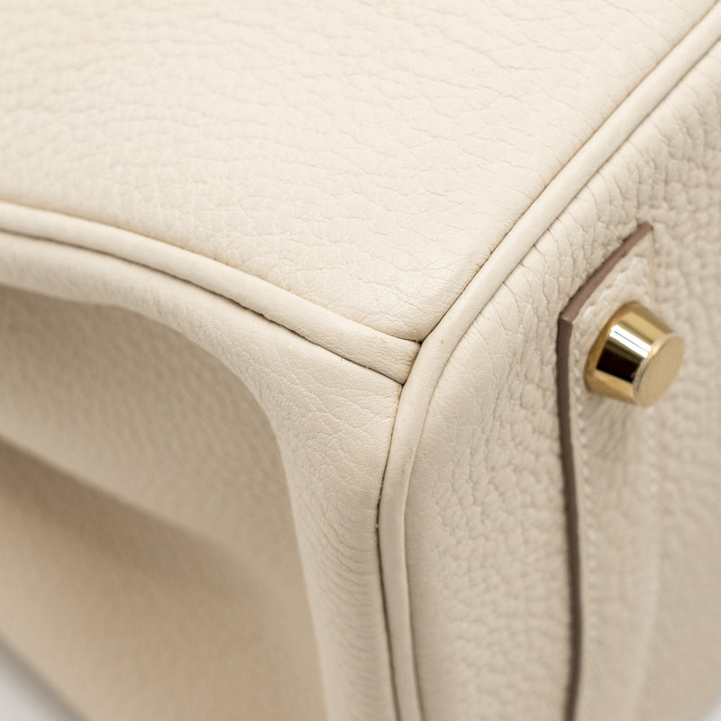 Hermes Birkin 30 Togo Craie GHW stamp W