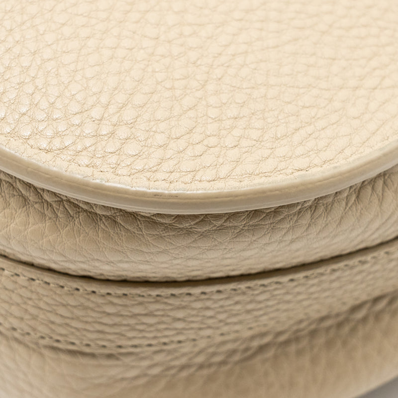 Dior Large Bobby Bag Grained Calfskin Beige GHW