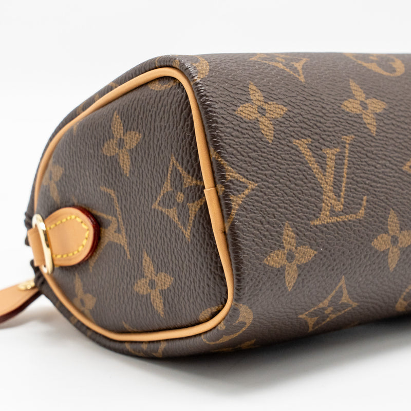 Louis Vuitton Nano Speedy Monogram Canvas GHW