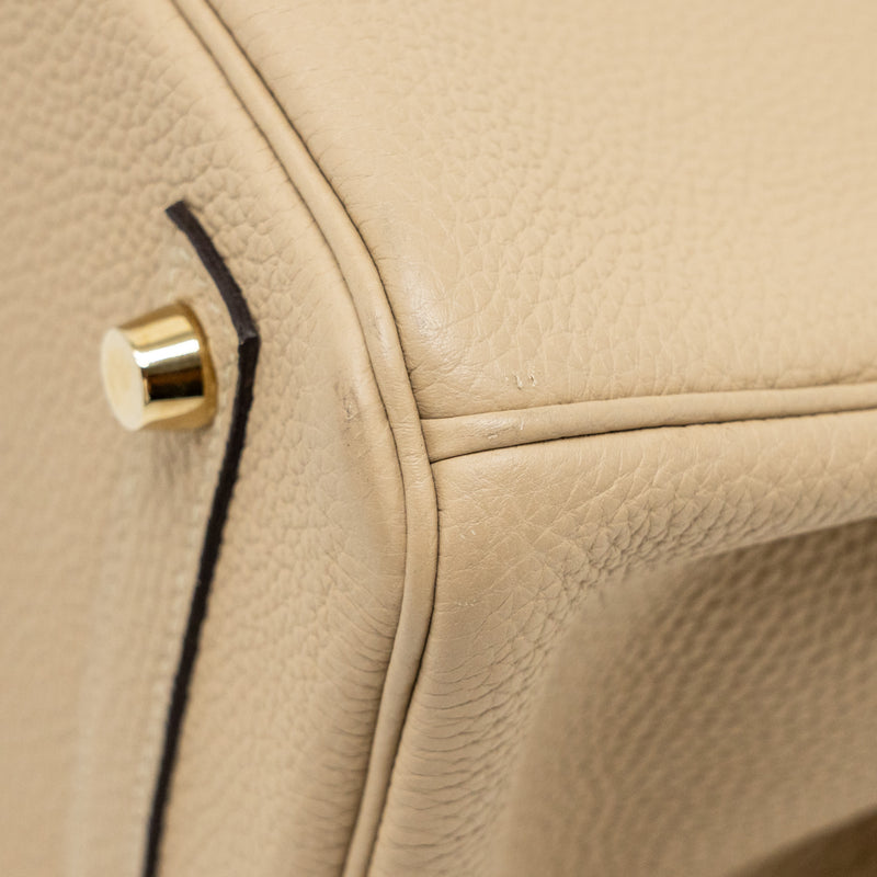 Hermes Birkin 30 Togo Trench GHW Stamp X