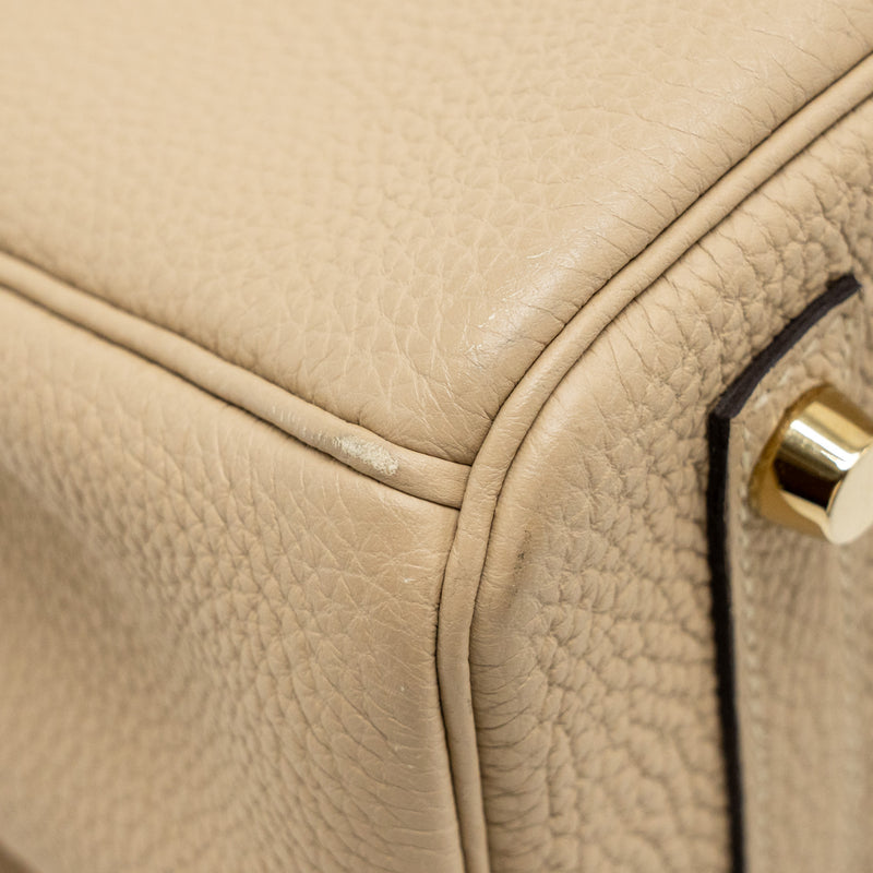 Hermes Birkin 30 Togo Trench GHW Stamp X