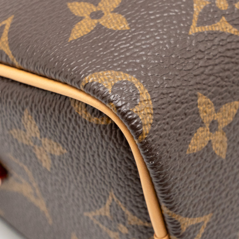 Louis Vuitton Nano Speedy Monogram Canvas GHW
