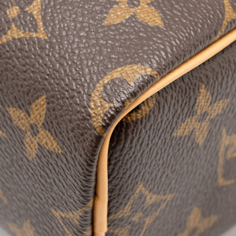 Louis Vuitton Nano Speedy Monogram Canvas GHW