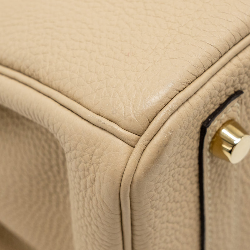 Hermes Birkin 30 Togo Trench GHW Stamp X