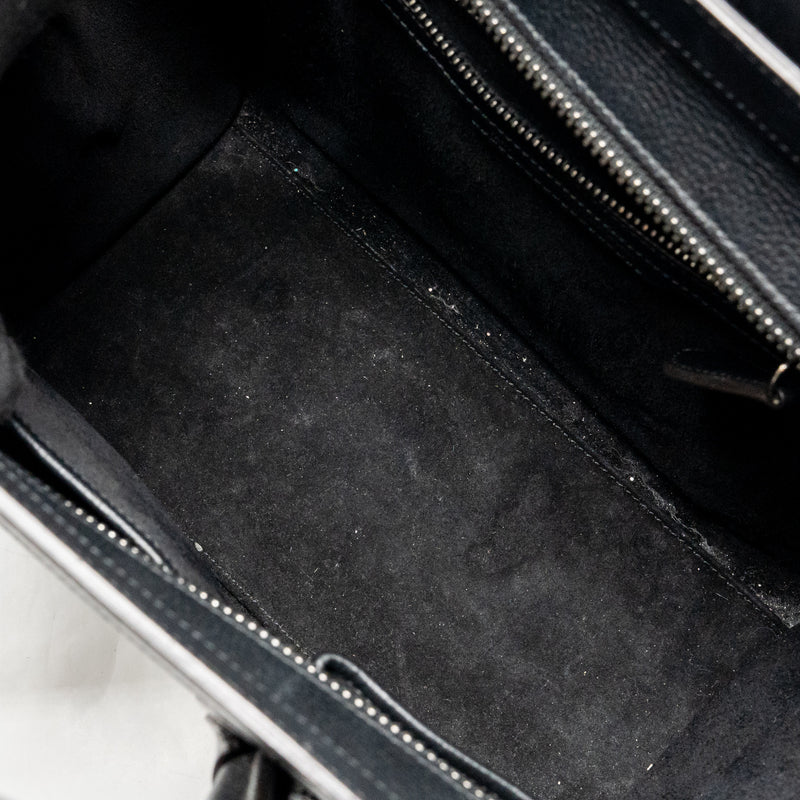 Celine Micro Luggage Bag Calfskin Black SHW