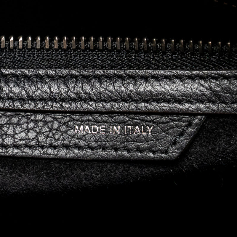 Celine Micro Luggage Bag Calfskin Black SHW