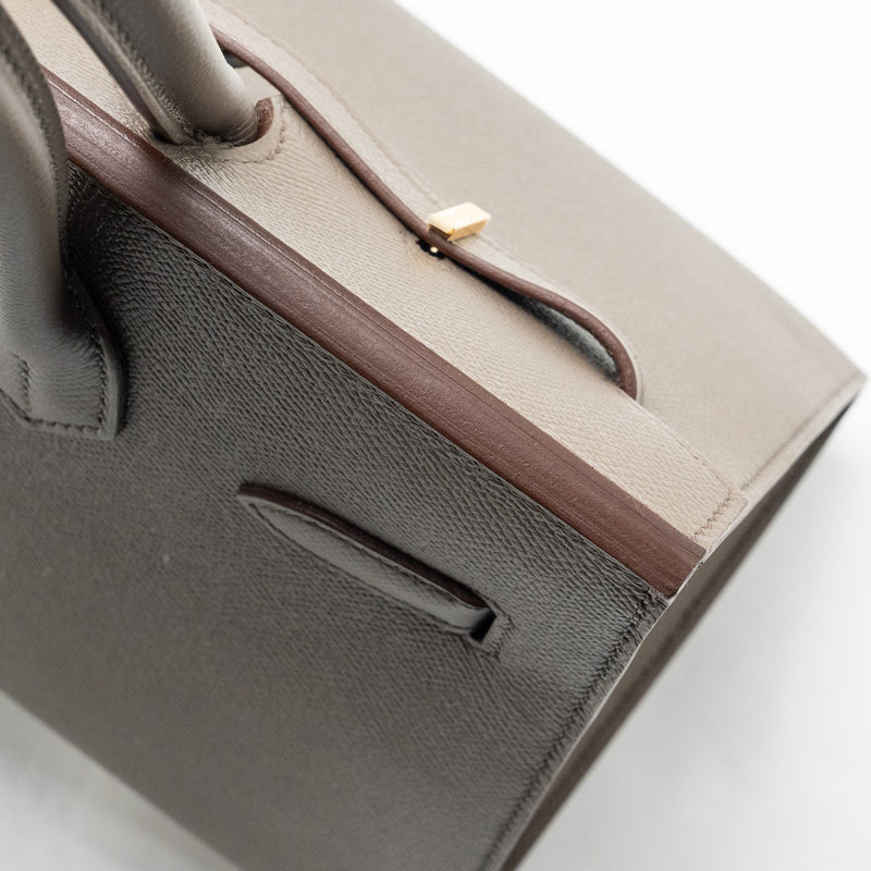 Hermes Birkin 30 sellier epsom Gris Etain GHW stamp Z